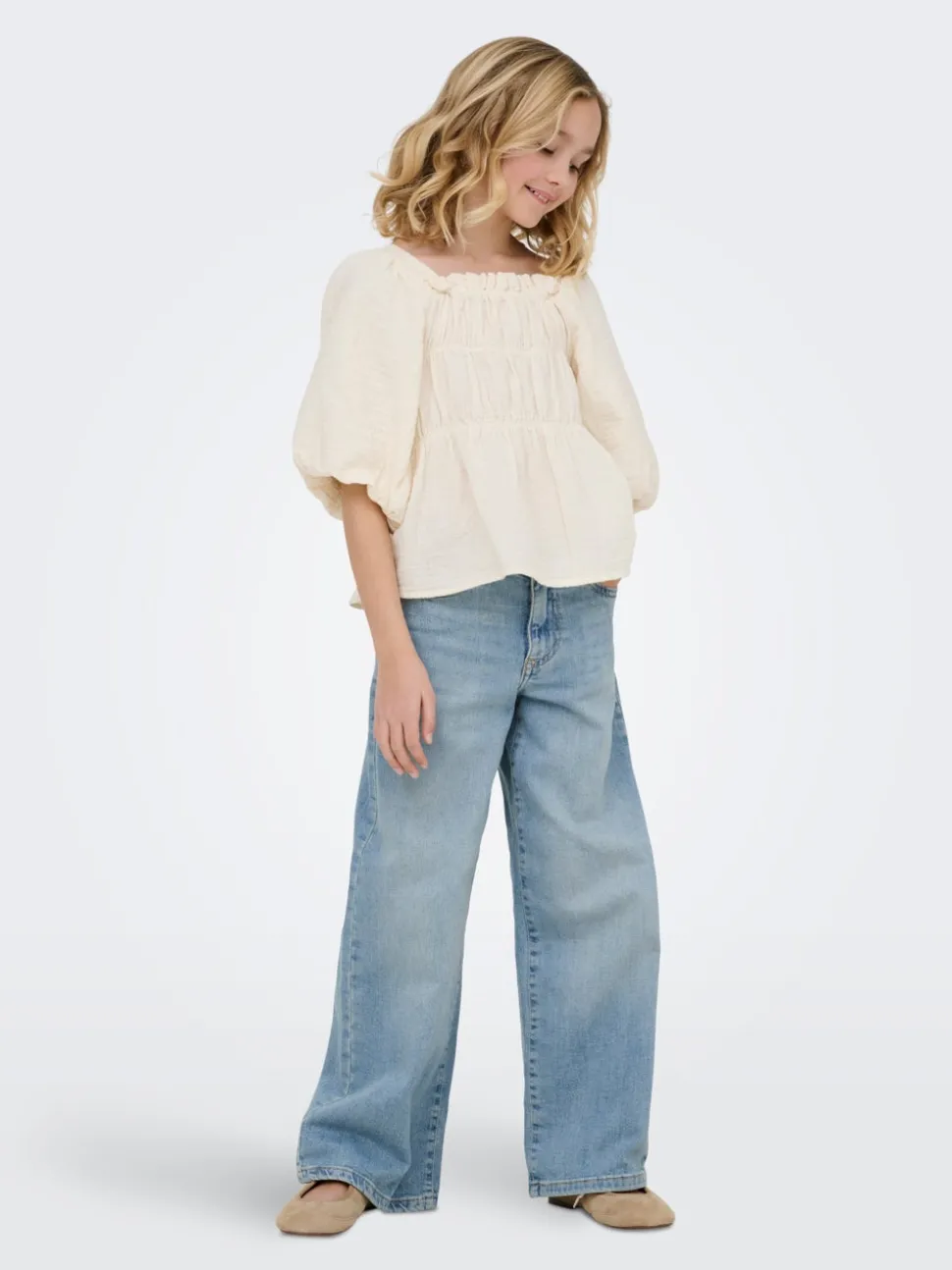KOGBROOME Taille haute Wide Leg Fit Jeans