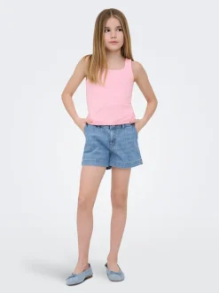 KOGCOMET Taille moyenne Wide Leg Fit Short en denim