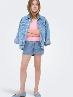 KOGCOMET Taille moyenne Wide Leg Fit Short en denim