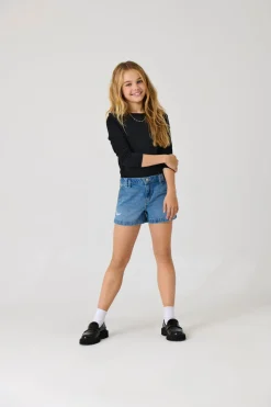 KOGCOMET Taille moyenne Wide Leg Fit Short en denim