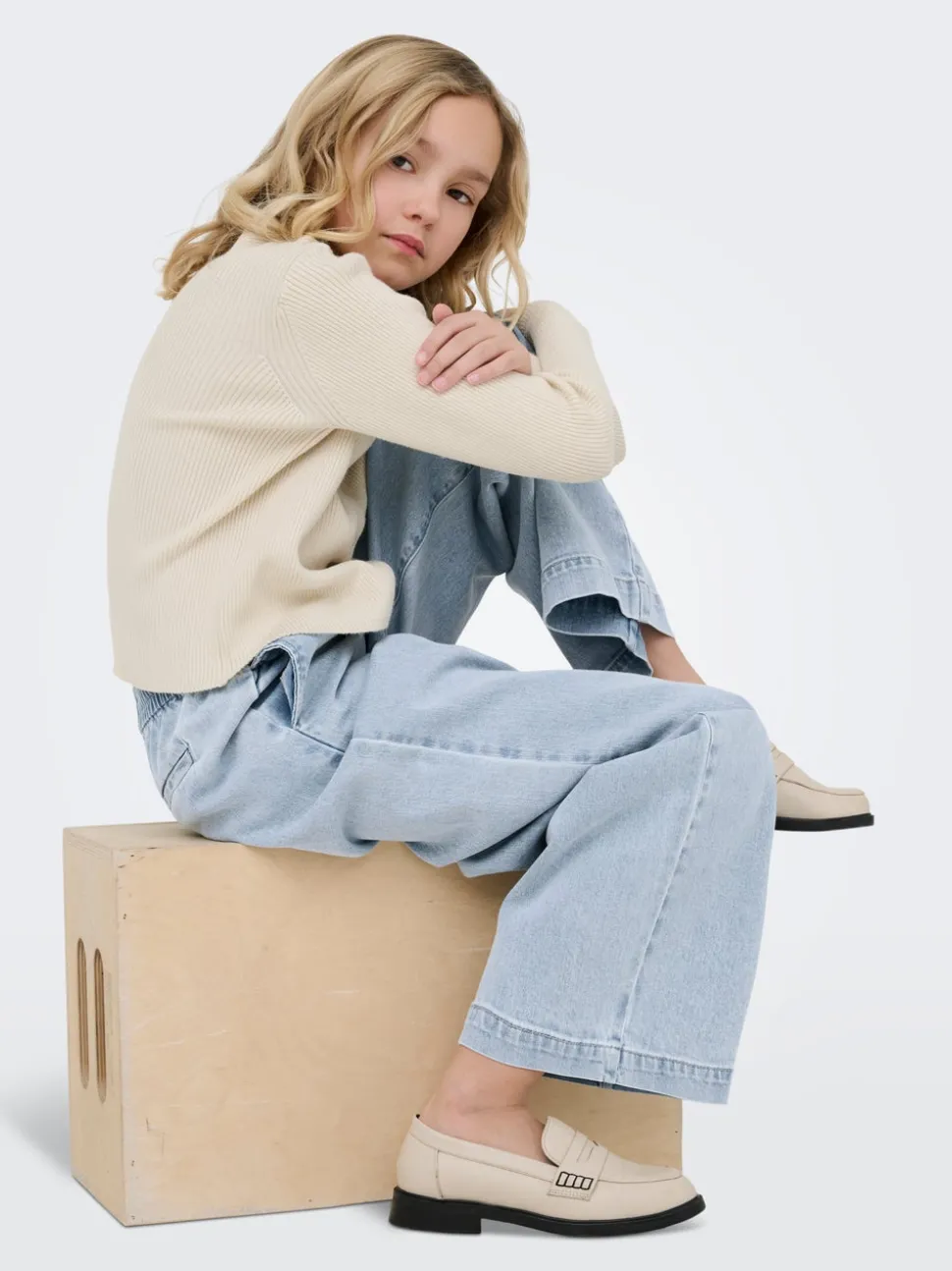 KOGDEIA Taille haute Wide Leg Fit Jeans