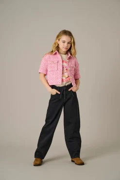 KOGGIANNA Taille moyenne Balloon Fit Longueur cheville Jeans