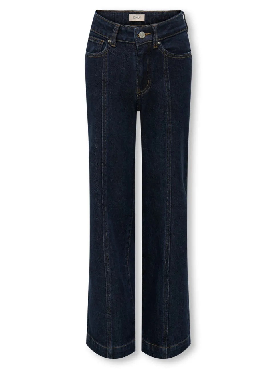 KOGHOPE Taille haute Wide Leg Fit Longueur cheville Jeans