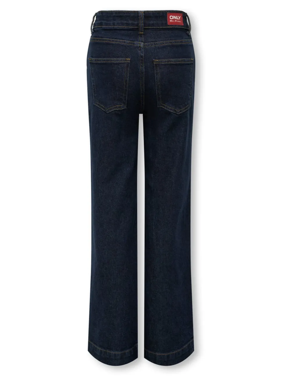 KOGHOPE Taille haute Wide Leg Fit Longueur cheville Jeans