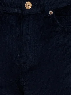 KOGHOPE Wide Leg Fit Corduroy Pantalon