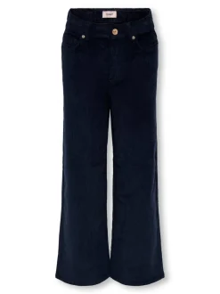 KOGHOPE Wide Leg Fit Corduroy Pantalon