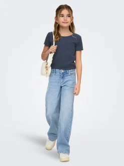KOGJUDY-O Taille basse Wide Leg Fit Jeans