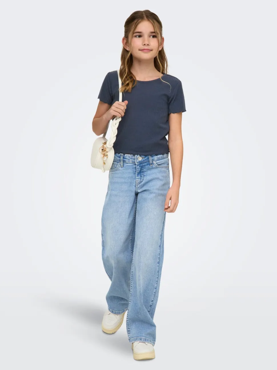 KOGJUDY-O Taille basse Wide Leg Fit Jeans