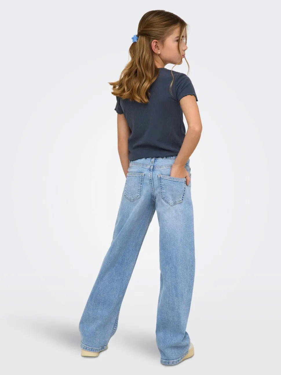 KOGJUDY-O Taille basse Wide Leg Fit Jeans