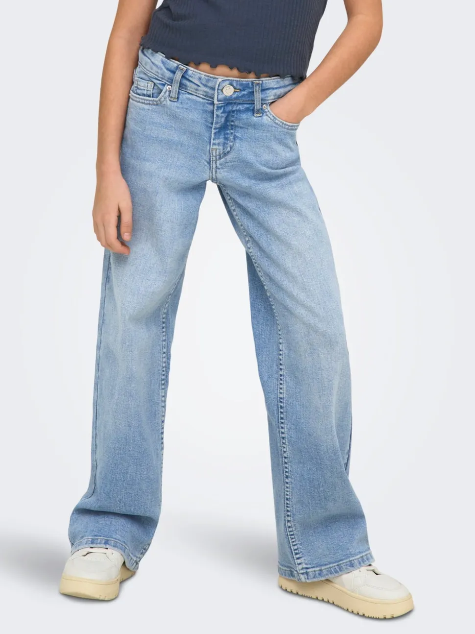 KOGJUDY-O Taille basse Wide Leg Fit Jeans