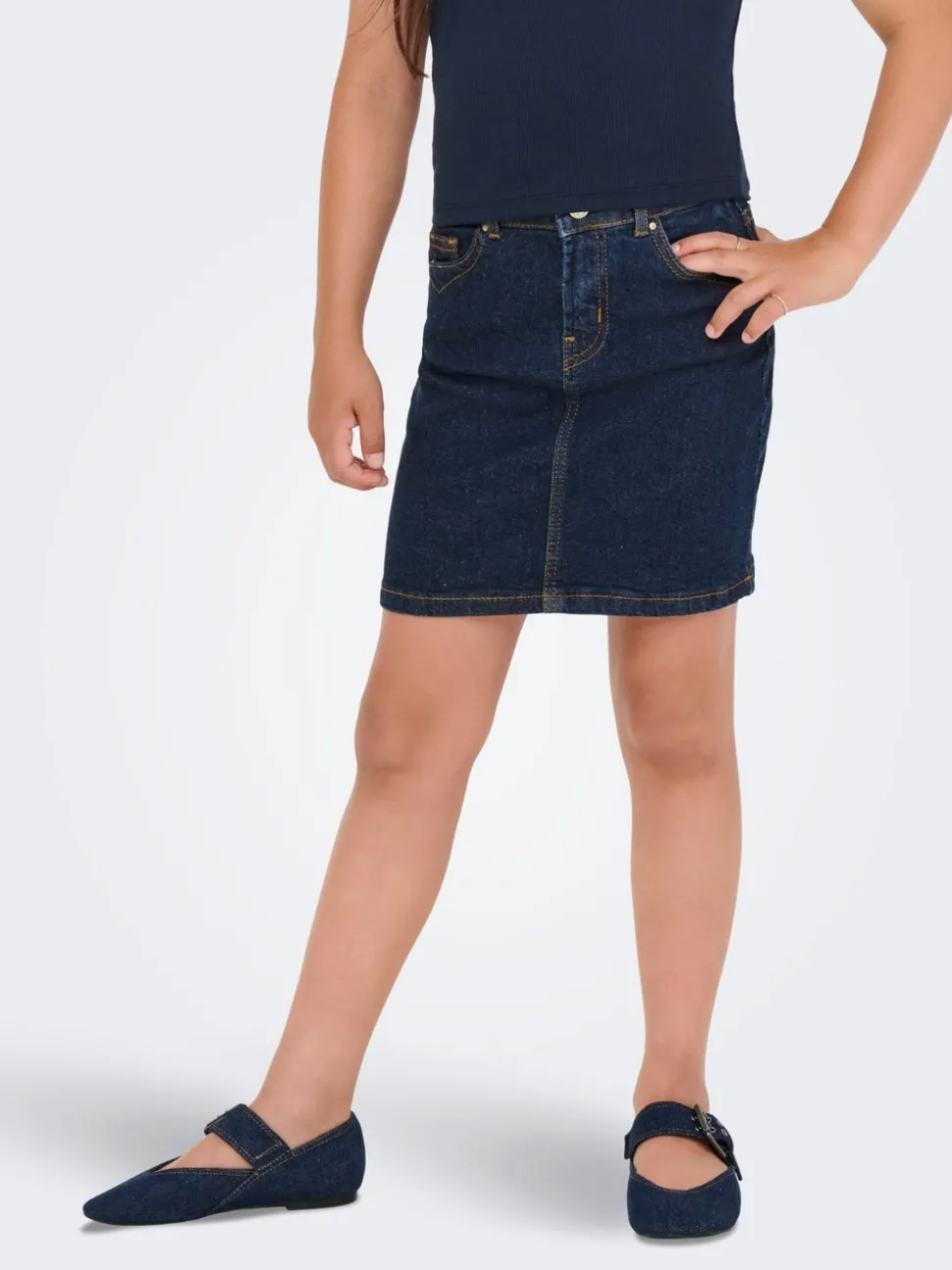 KOGJUICY Jean Jupe en denim Jupe courte