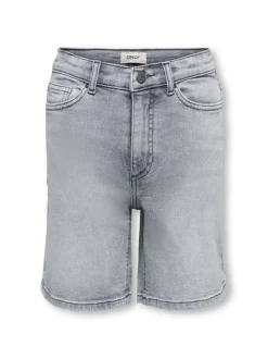 -KOGJUICY Taille haute Regular Fit Short en denim