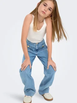KOGMADELINE Taille haute Wide Leg Fit Jeans