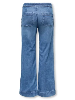 KOGMADISON Taille haute Wide Leg Fit Longueur cheville Jeans