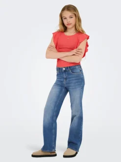 KOGMADISON Taille moyenne Wide Leg Fit Jeans