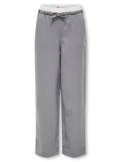 KOGMILEY Straight Fit Pantalon à jambe large