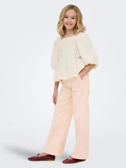 KOGNEW Pantalon à jambe large