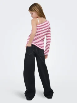 KOGNEW Taille moyenne Wide Leg Fit Jeans