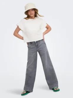 KOGNEW Taille moyenne Wide Leg Fit Jeans