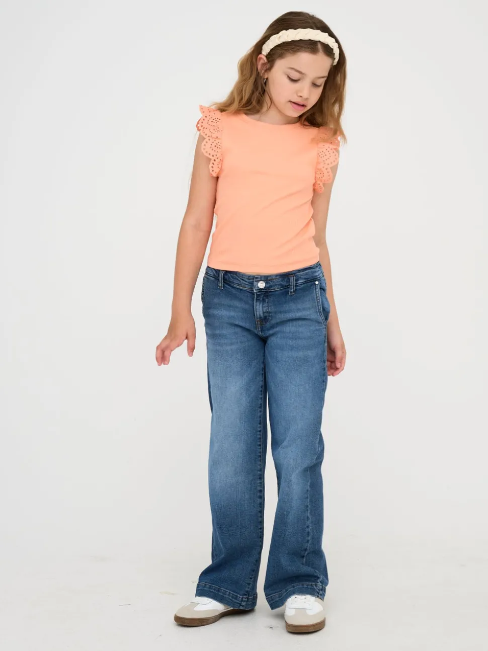 KOGNEW Wide Leg Fit Jeans