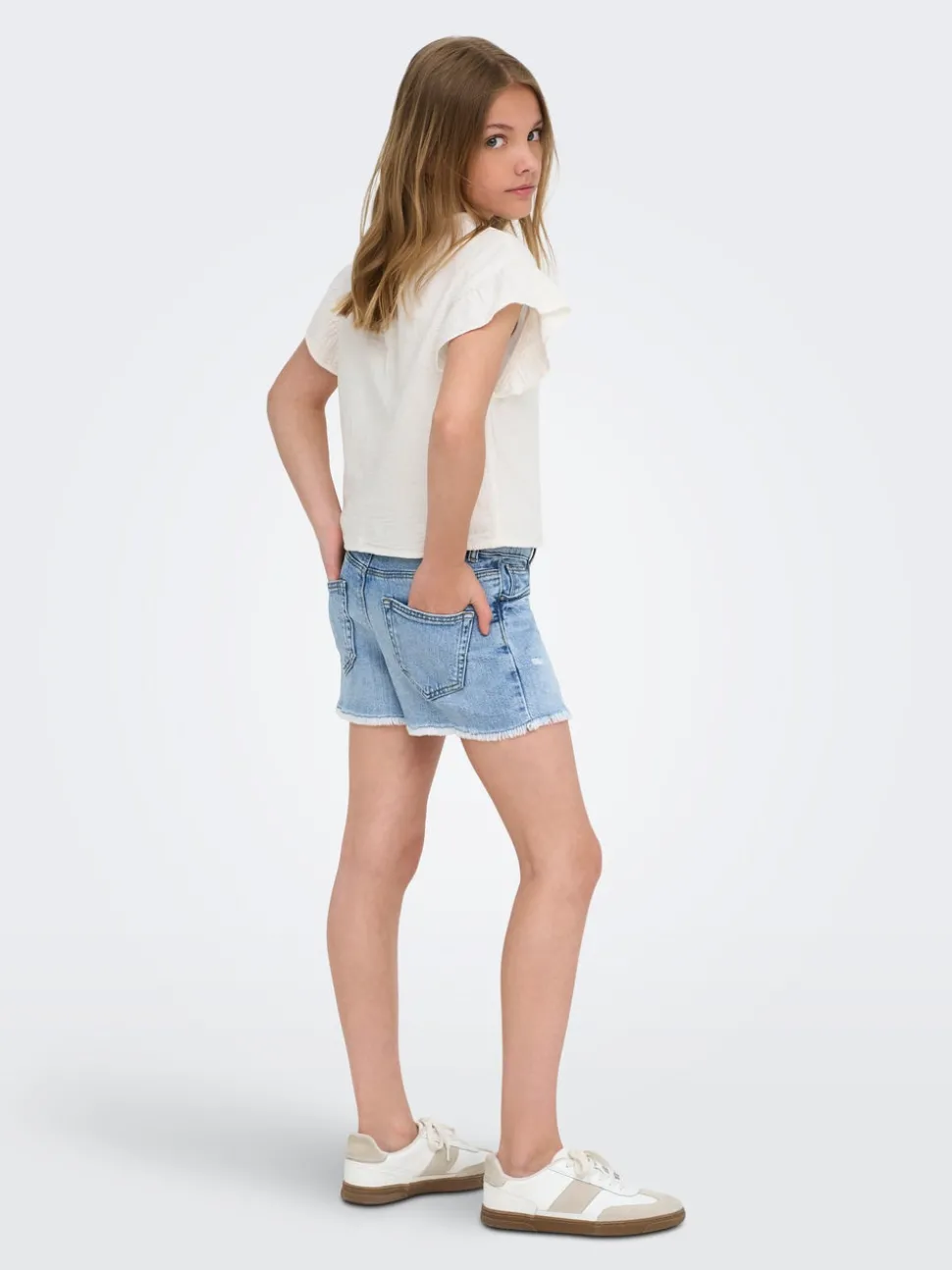 KOGROBYN Straight Fit Short en denim