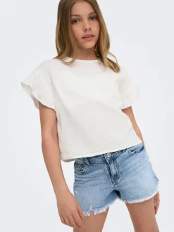 KOGROBYN Straight Fit Short en denim