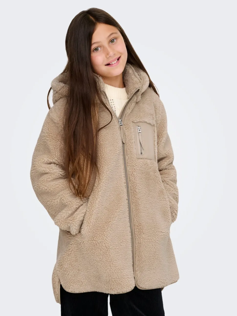 KOGSASCHA Manteau en peluche