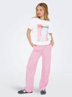 KOGSIESTA Straight Fit Lin Pantalon