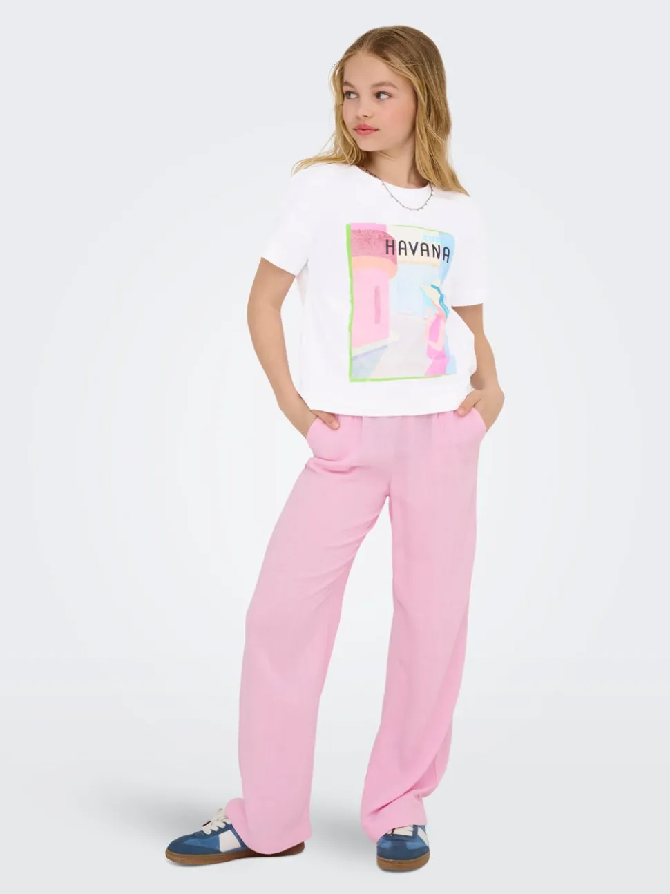 KOGSIESTA Straight Fit Lin Pantalon
