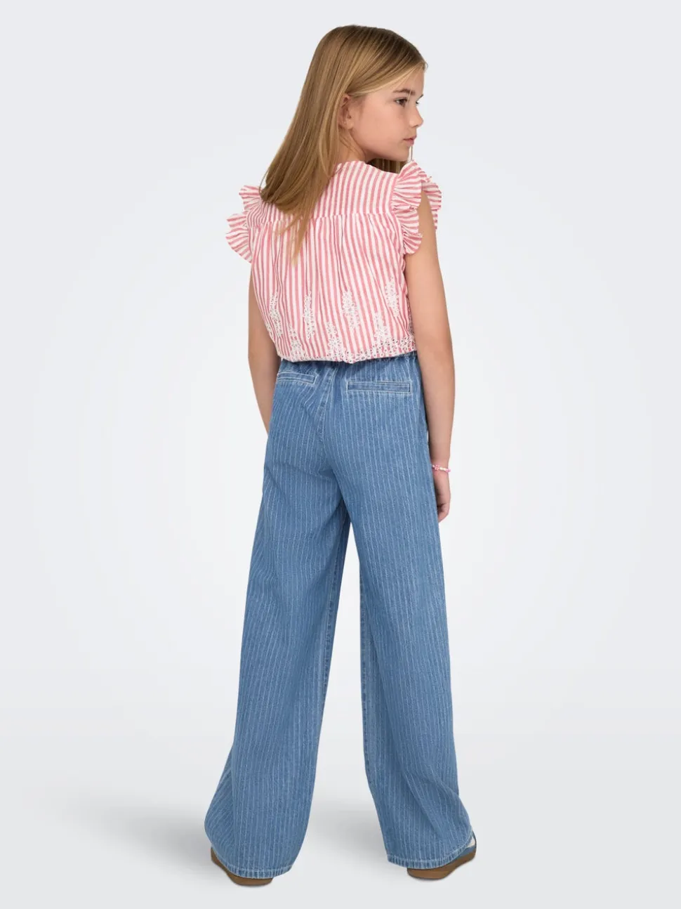 KOGYASMIN Taille moyenne Wide Leg Fit Jeans