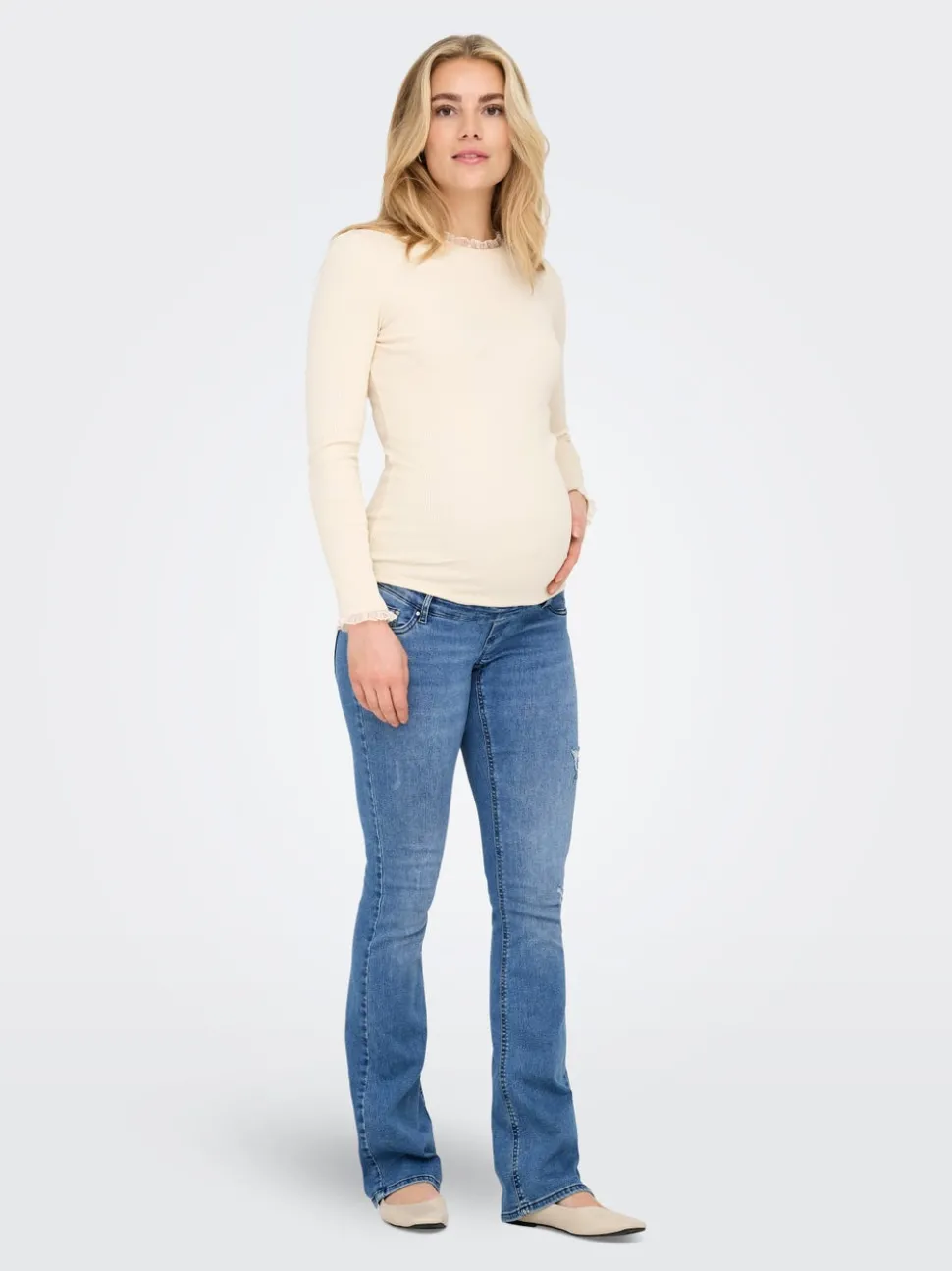 OLMBLUSH Flared Fit Jeans