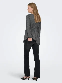OLMBLUSH Taille moyenne Flared Fit Jeans