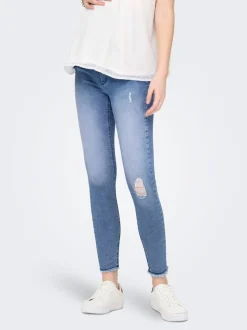 OLMBLUSH Taille moyenne Skinny Fit Longueur cheville Jeans