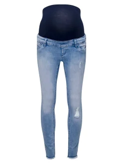 OLMBLUSH Taille moyenne Skinny Fit Longueur cheville Jeans