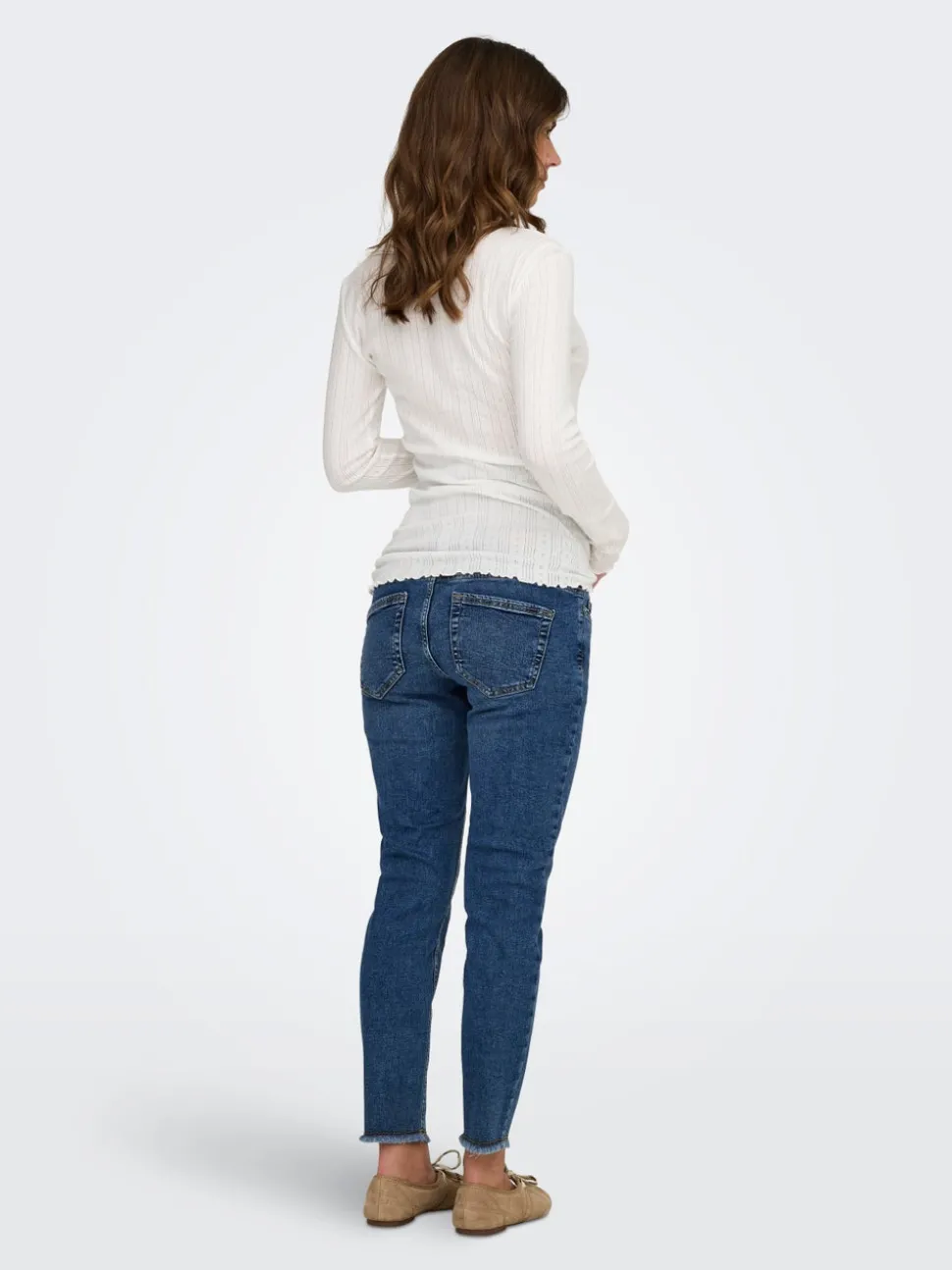 OLMBLUSH Taille moyenne Skinny Fit Longueur cheville Jeans