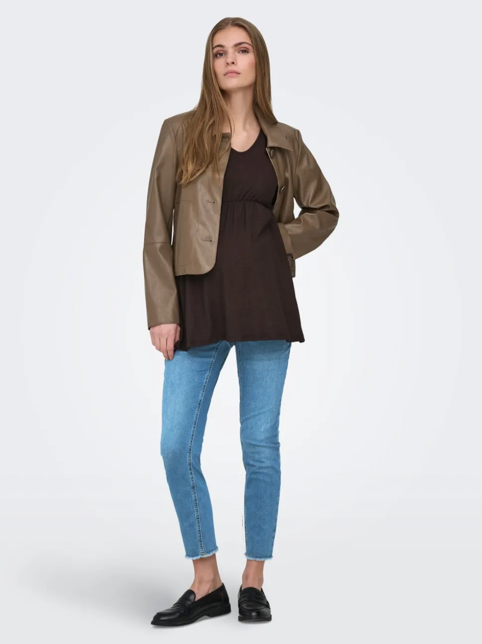 OLMBLUSH Taille moyenne Skinny Fit Longueur cheville Jeans