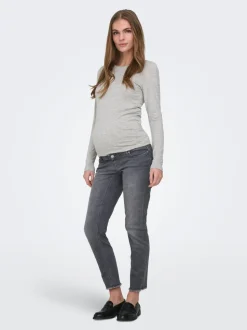 OLMBLUSH Taille moyenne Skinny Fit Longueur cheville Jeans