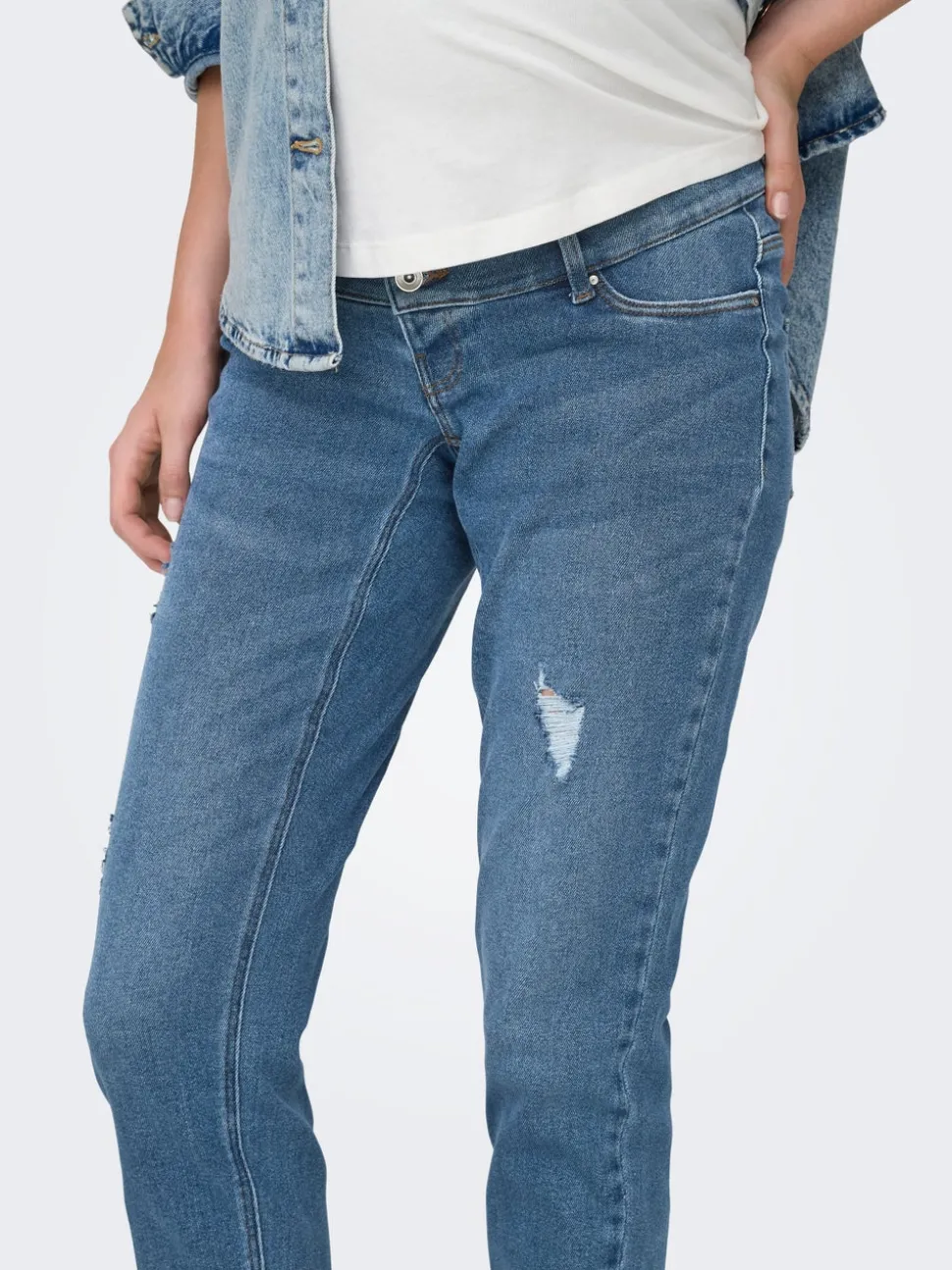 OLMCATWALK Taille haute Mom Fit Longueur cheville Jeans
