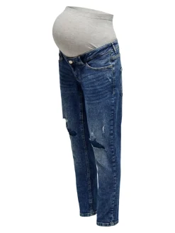 OLMENEDA Taille haute Straight Fit Longueur cheville Jeans