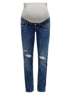 OLMENEDA Taille haute Straight Fit Longueur cheville Jeans