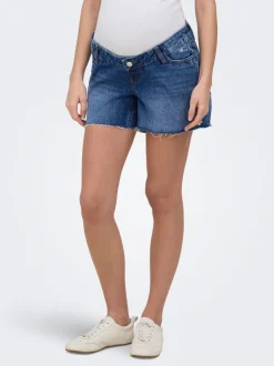 OLMGABI Taille moyenne Regular Fit Short en denim