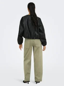 OLMGIANNA Taille moyenne Straight Fit Jeans