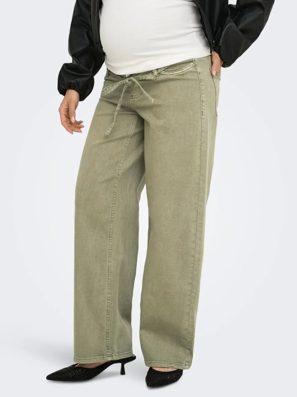 OLMGIANNA Taille moyenne Straight Fit Jeans