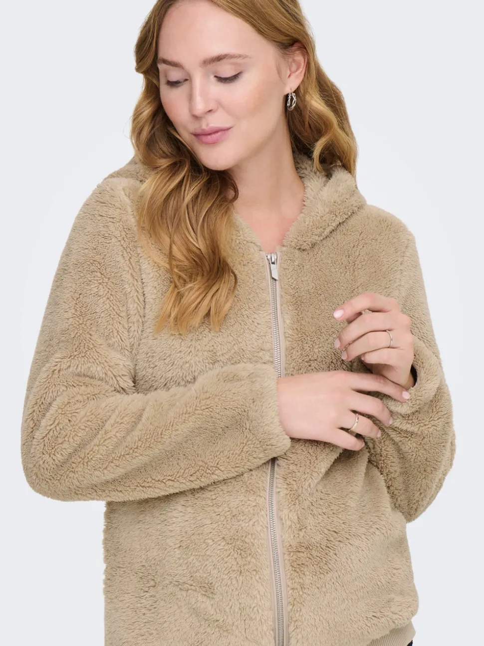 OLMNEWANNA Manteau en peluche