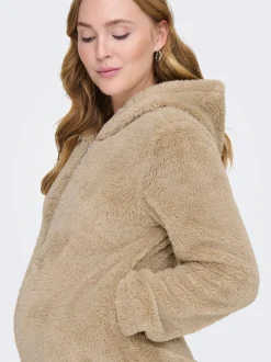 OLMNEWANNA Manteau en peluche