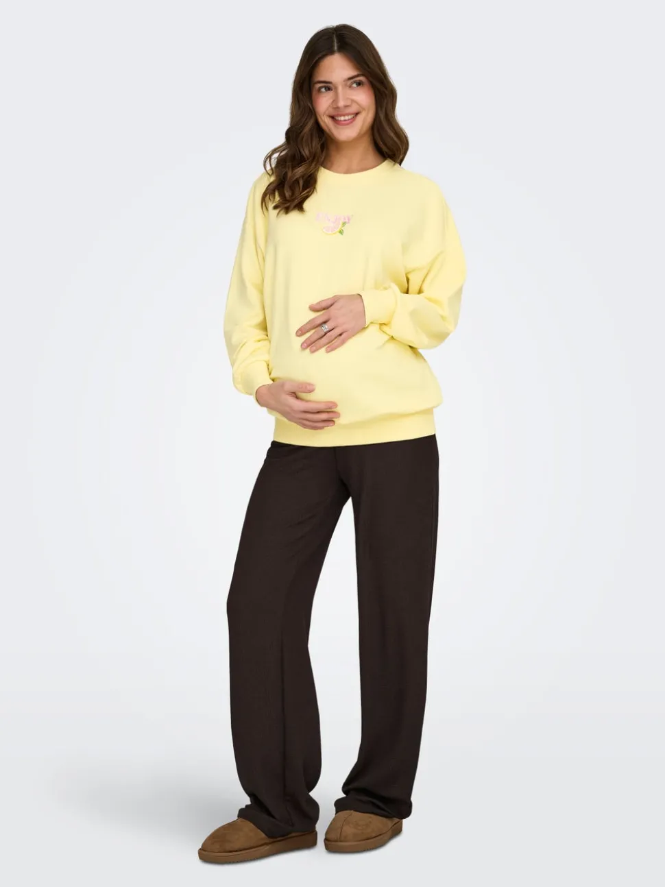 OLMPETRIS Wide Leg Fit Pantalon à jambe large
