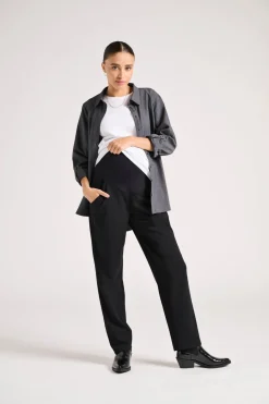 OLMSANIA Regular Fit Pantalon à jambe large