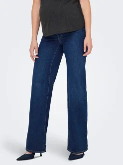 OLMWAUW Taille moyenne Wide Leg Fit Jeans
