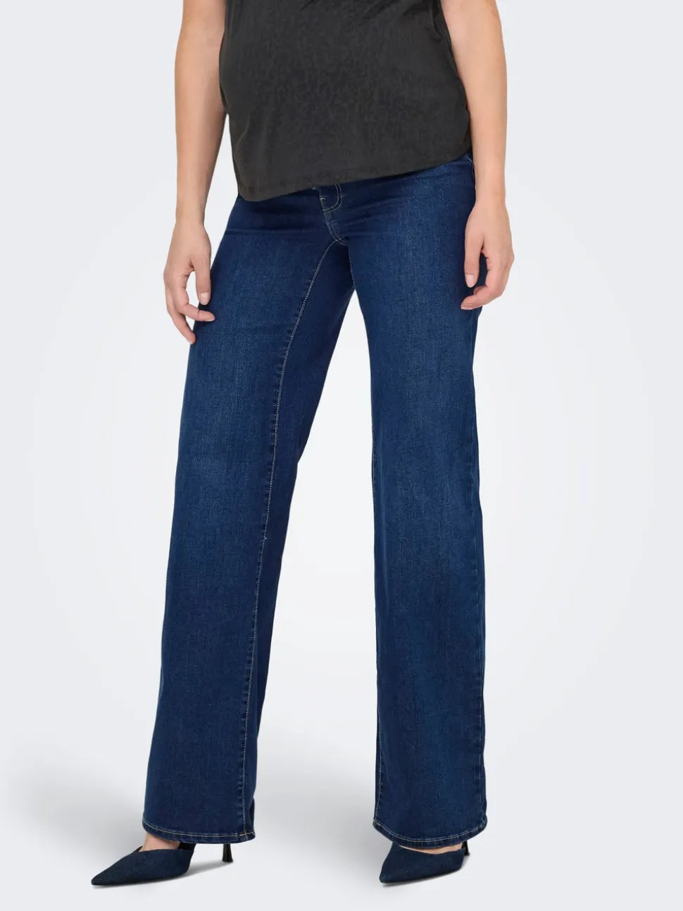 OLMWAUW Taille moyenne Wide Leg Fit Jeans