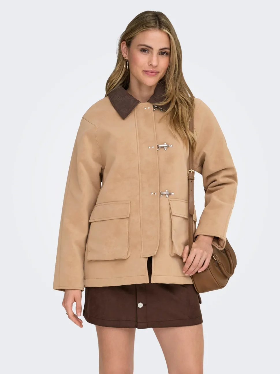 ONLAGGIE Veste en daim